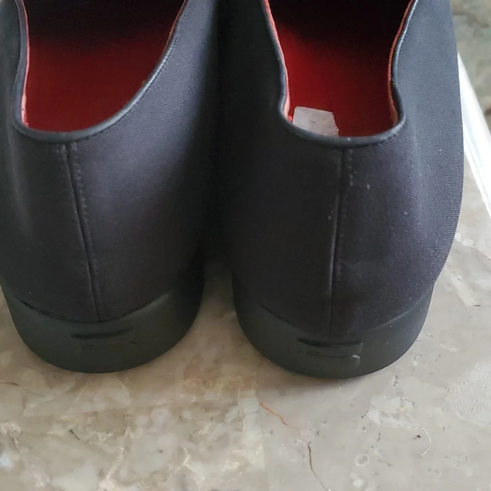 Salvatore ferragamo sport  black canvas slipon loafers size 11B - Picture 10 of 17